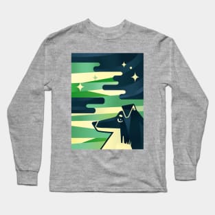 Dog and stars Long Sleeve T-Shirt